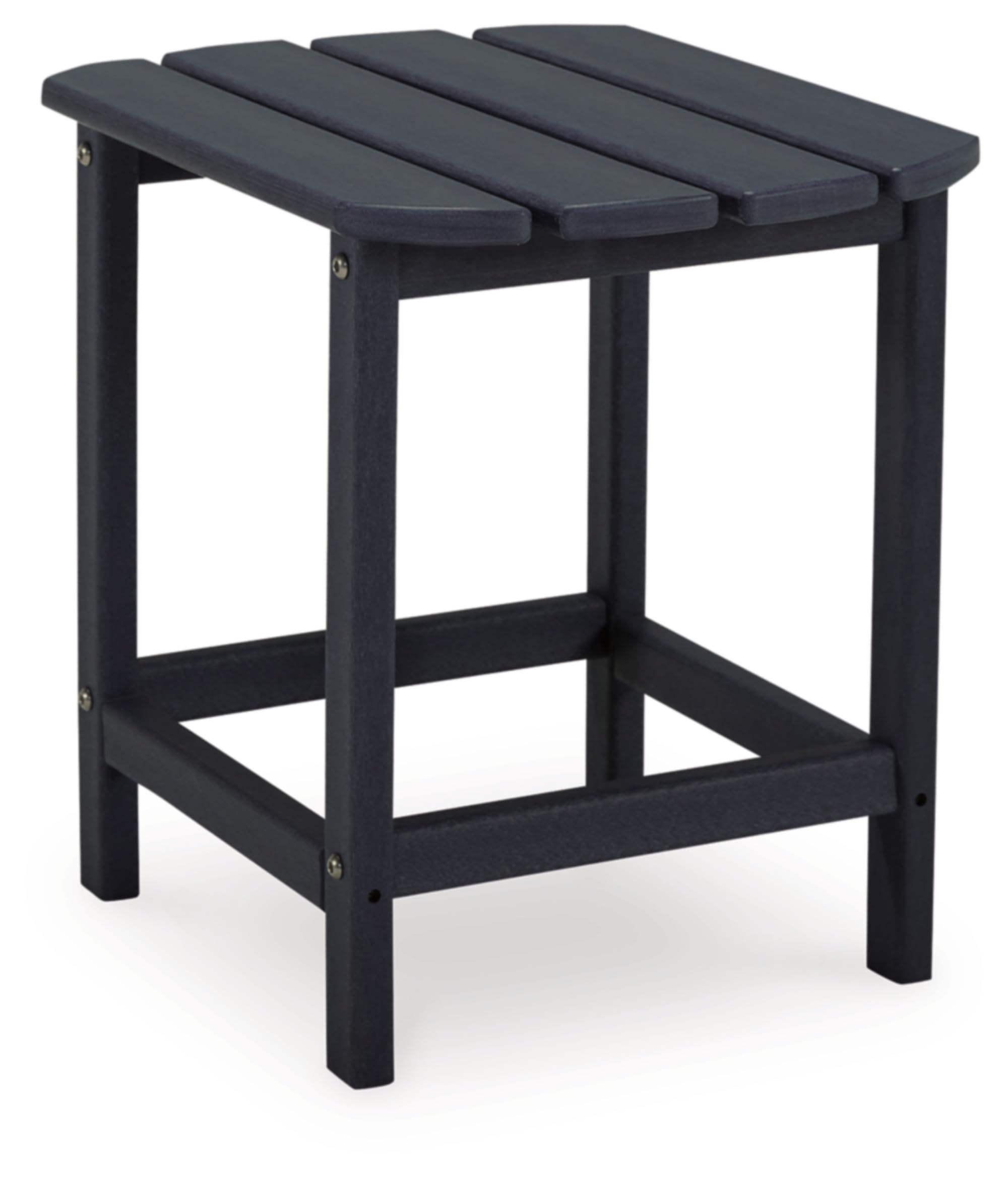 Signature Design by Ashley Sundown Treasure Outdoor Patio HDPE Weather Resistant End Table, Brown
