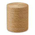 Wimarsbon Natural Seagrass Foot Stool, Hand Weaving Round Ottoman, for Living Room, Outdoor Seat (Natural & Blue)